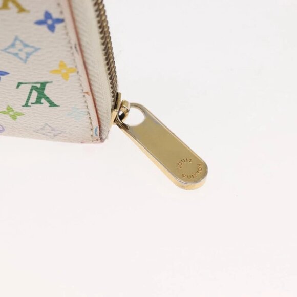 LOUIS VUITTON Monogram Multicolor Zippy Wallet Wallet White - Picture 8 of 15